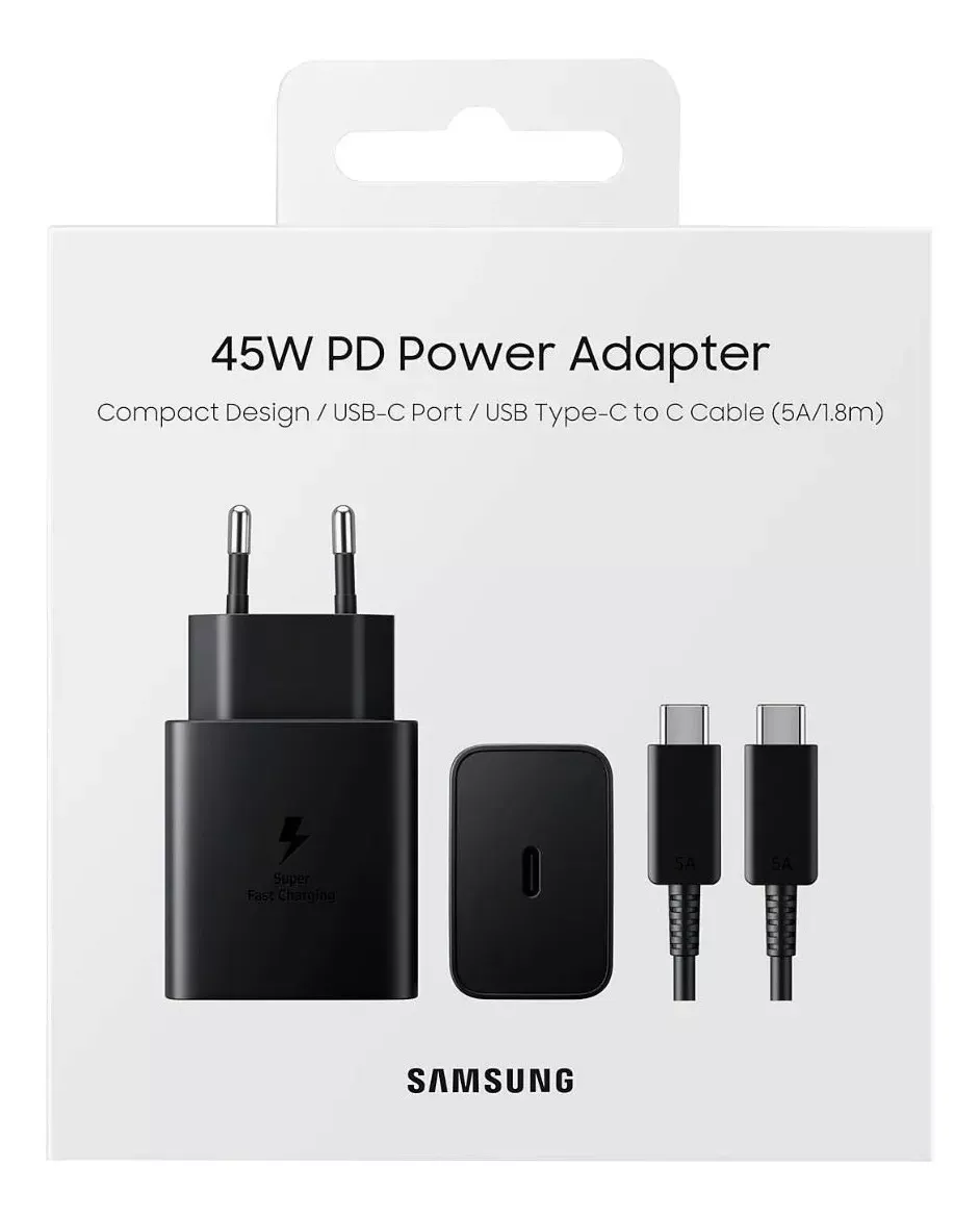 Cargador Samsung 45W Carga Ultra Rápida