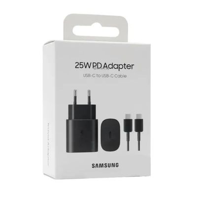 Cargador Carga Rapida Usb-C 25W Samsung con Cable Usb-C