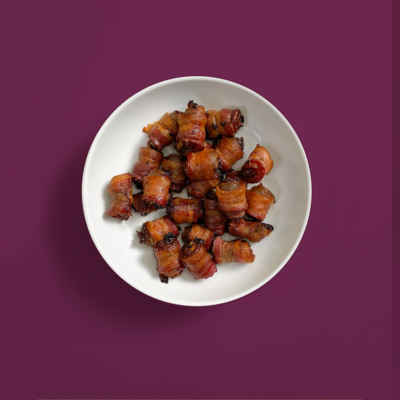 Bacon-Wrapped Dates with Goat Cheese Stuffing