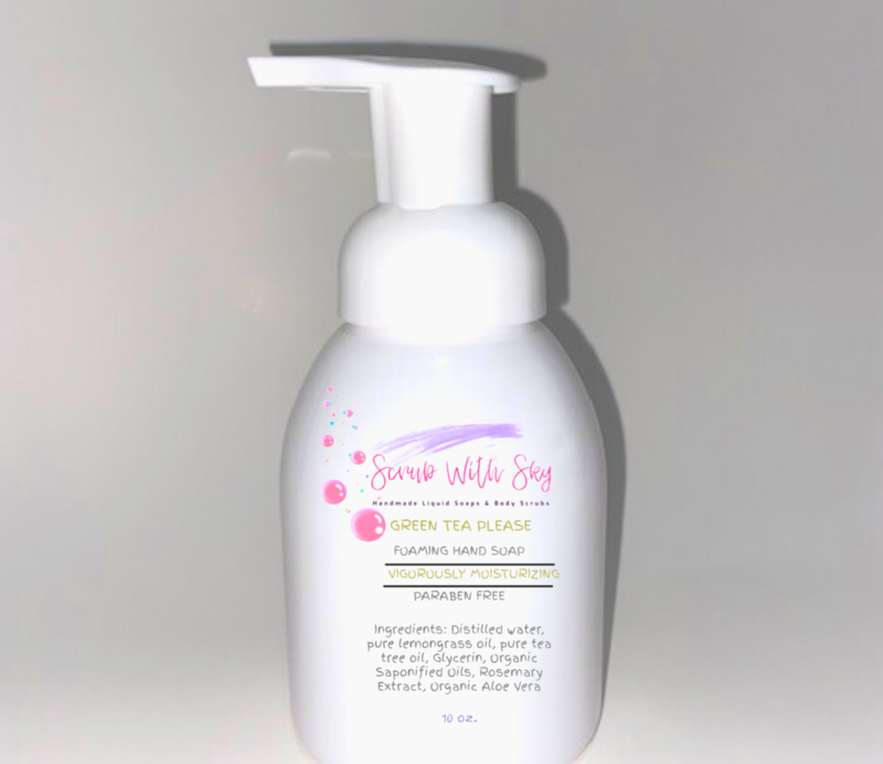 &#39;Green Tea Please&#39; Foaming Hand Soap