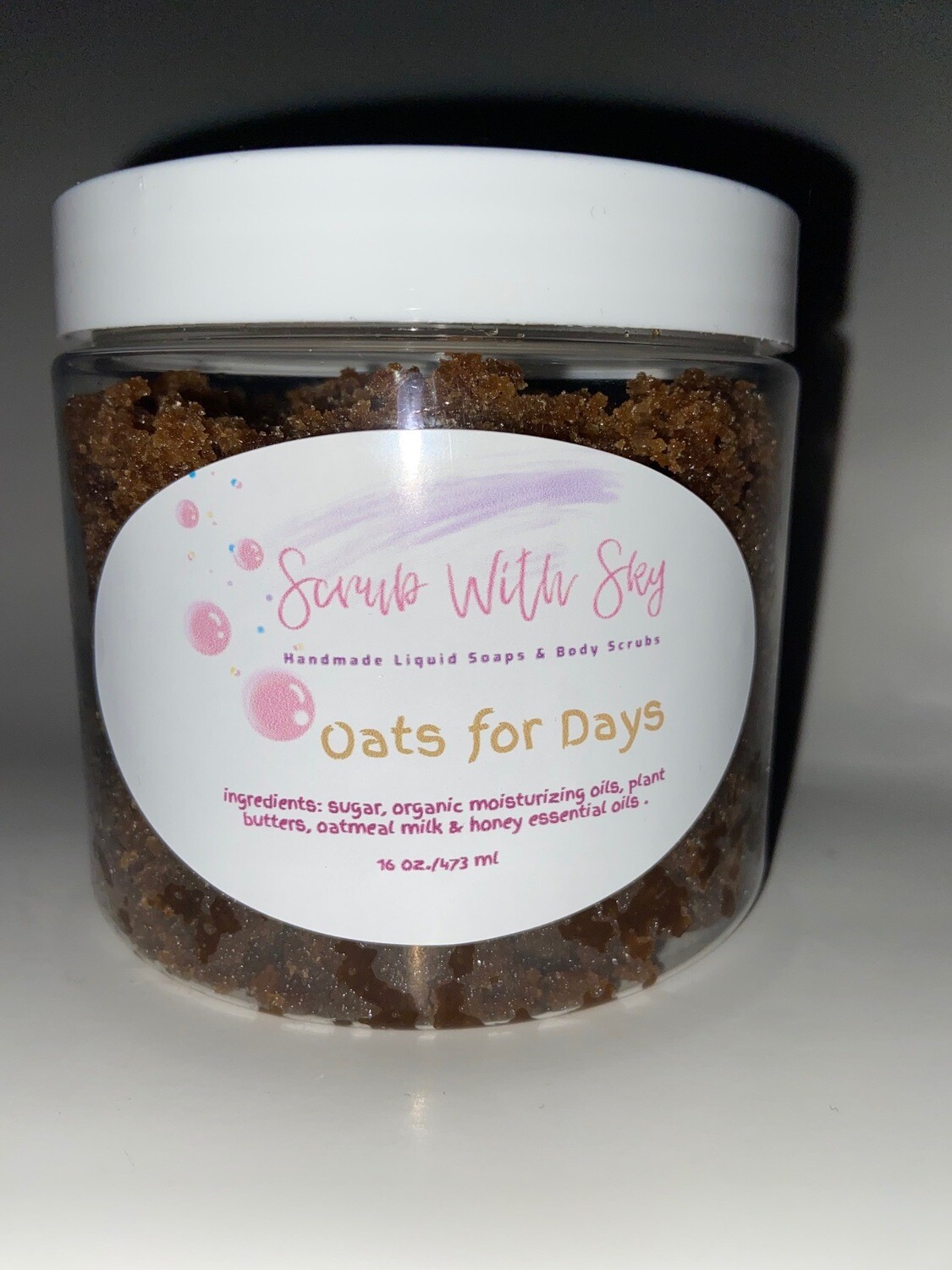 &#39;Oats for Days&#39; Body Scrub