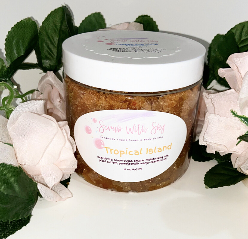 &#39;Tropical Island&#39; Body Scrub