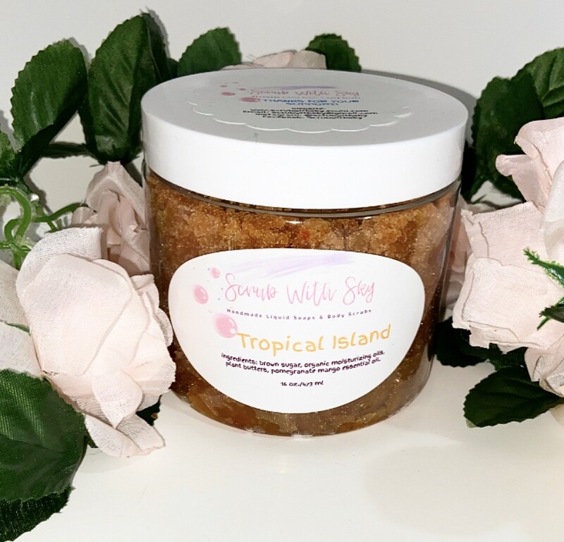 &#39;Tropical Island&#39; Body Scrub