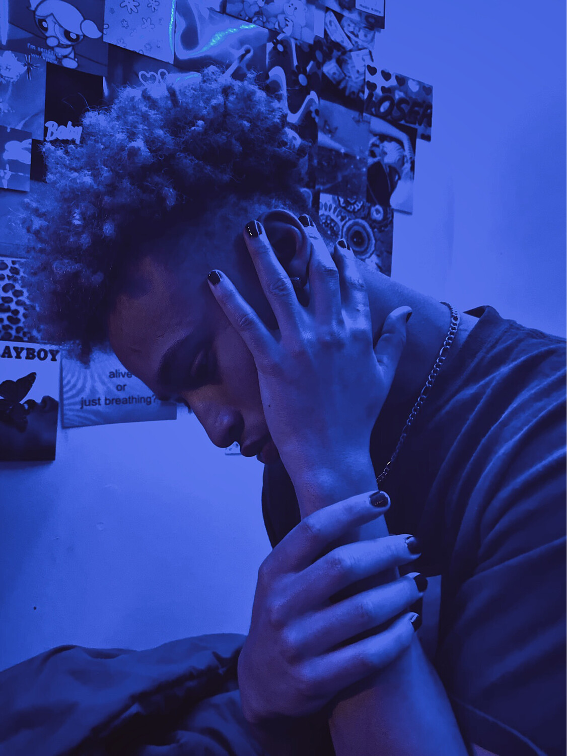 Dark Blue Nail Polish