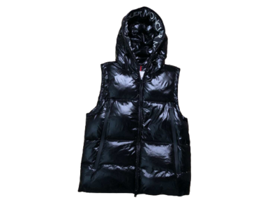 smanicato MONCLER (PIUME D&#39;OCA BIANCA ALL&#39;INTERNO)