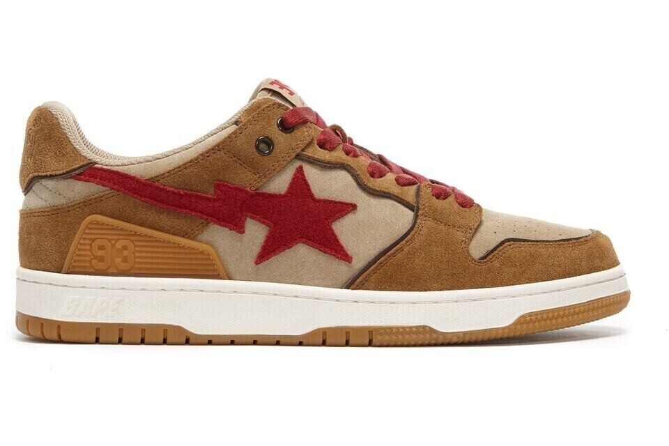 BAPE Low Wheat Red