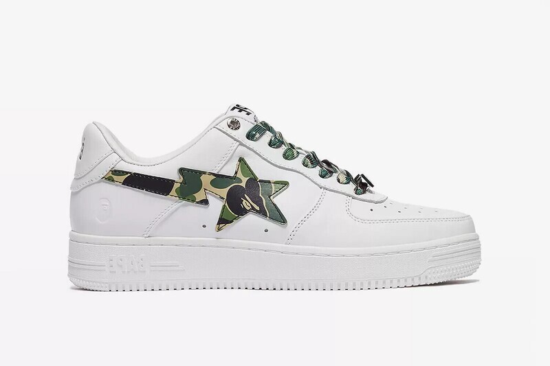 BAPE Low Camo Green