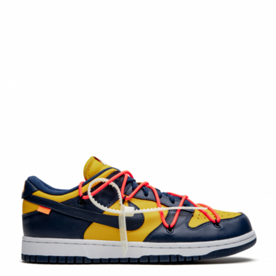  Dunk Low X OW Michigan University Gold