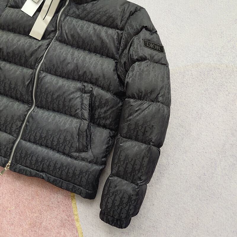 Dior Oblique Down Jacket Technical Jacquard