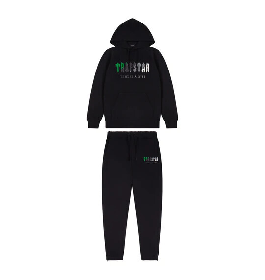 TS London Chenille Decoded Tracksuit - Nero/Verde Ape