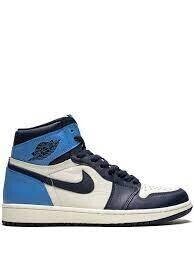 Jordan 1 Retro High Obsidian UNC