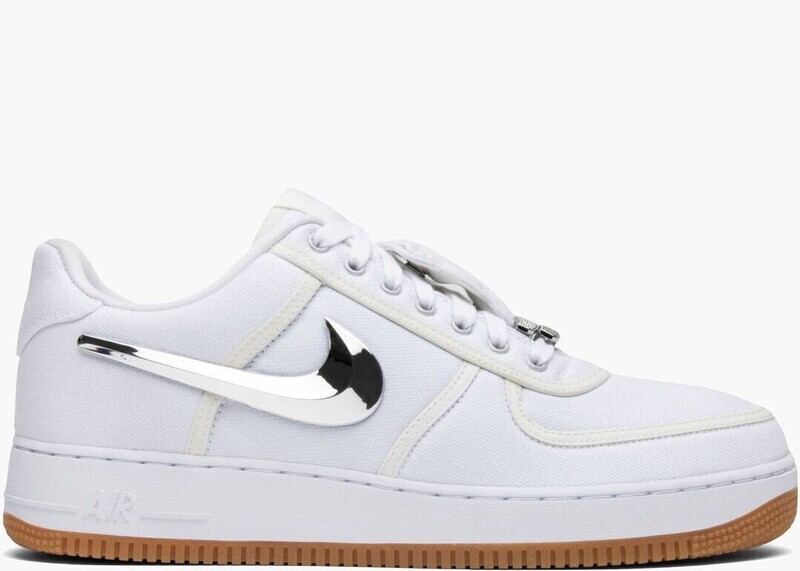 travis scott air force 1 white
