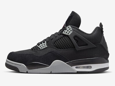 J 4 Retro SE Black Canvas