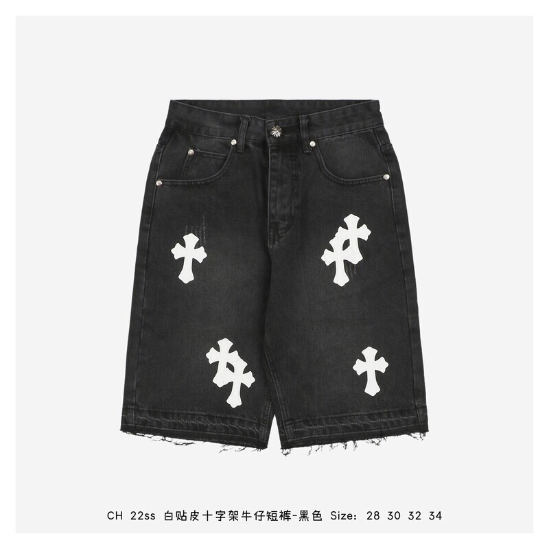 Jeans Shorts Chrome Hearts