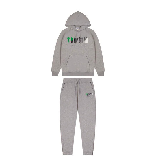 TS London Chenille Decoded Tracksuit - Grigio/Verde ape