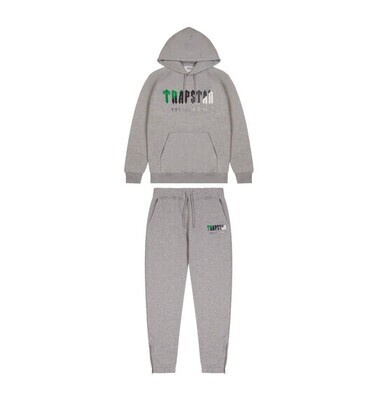 TS London Chenille Decoded Tuta - Grigio/Verde ape