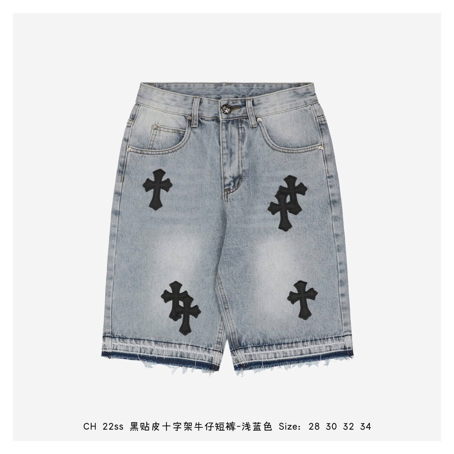 Jeans Shorts Chrome Hearts