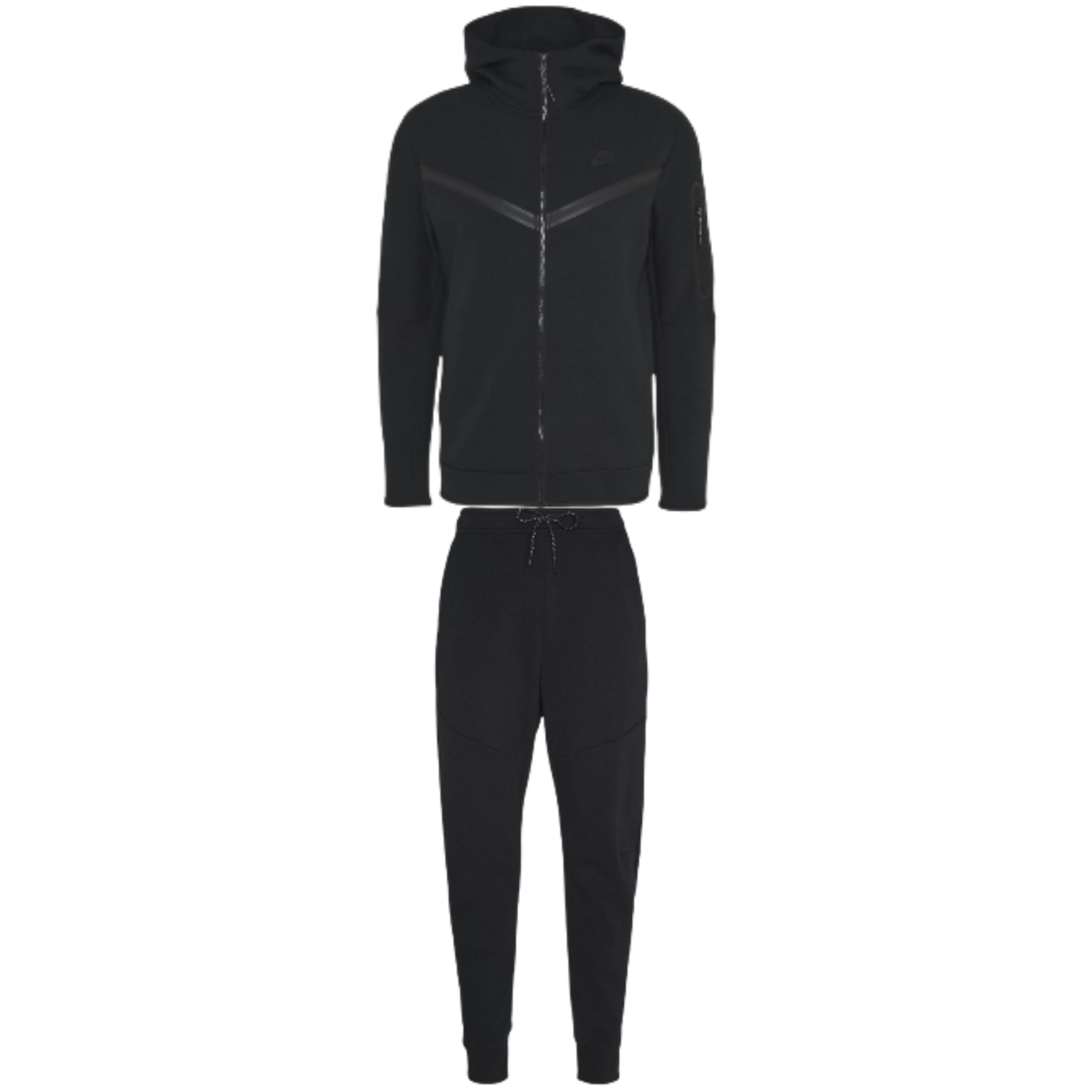 TUTA COMPLETA nike tech fleece nera