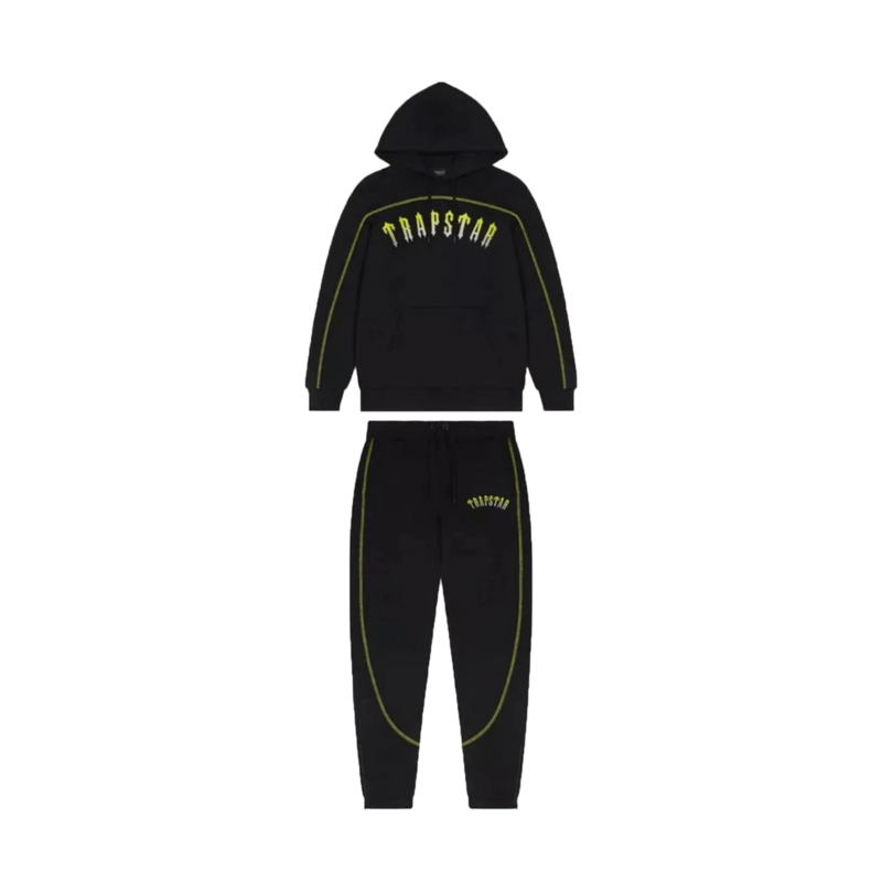 TS London Irongate x Central Cee Tracksuit -Nero/Giallo