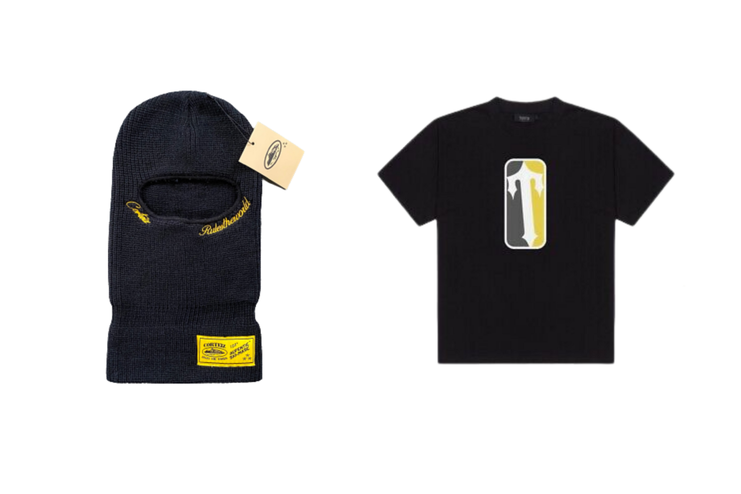 Balaclava Cortez+Tshirt Central cee