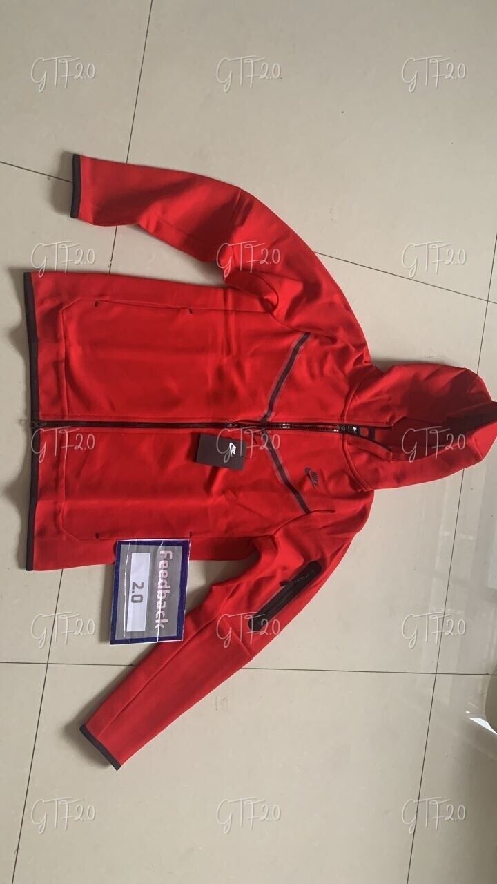 Tracksuitnike tech fleece rosso