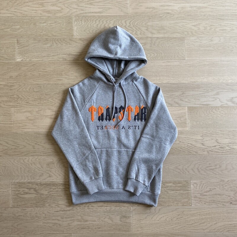 TS London Chenille Decoded Tracksuit - Grigia/Arancione