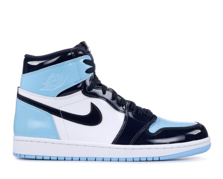 Jordan 1 Retro High Unc Obsidian Patent