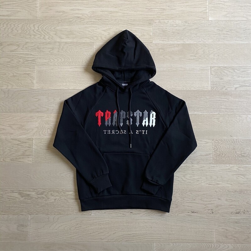 TS London Chenille Decoded Tracksuit - Nero/Rosso