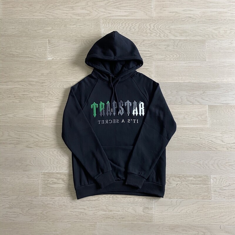 TS London Chenille Decoded Tracksuit - Nero/Verde Ape