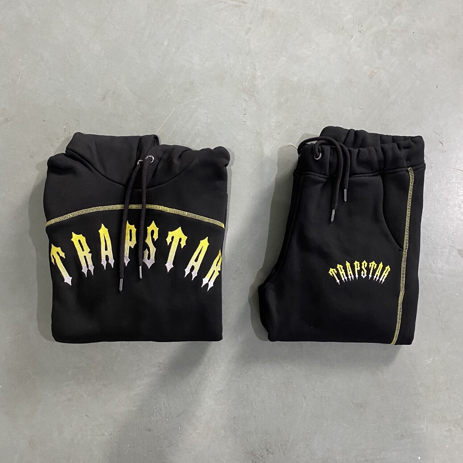 TS London Irongate x Central Cee Tracksuit -Nero/Giallo