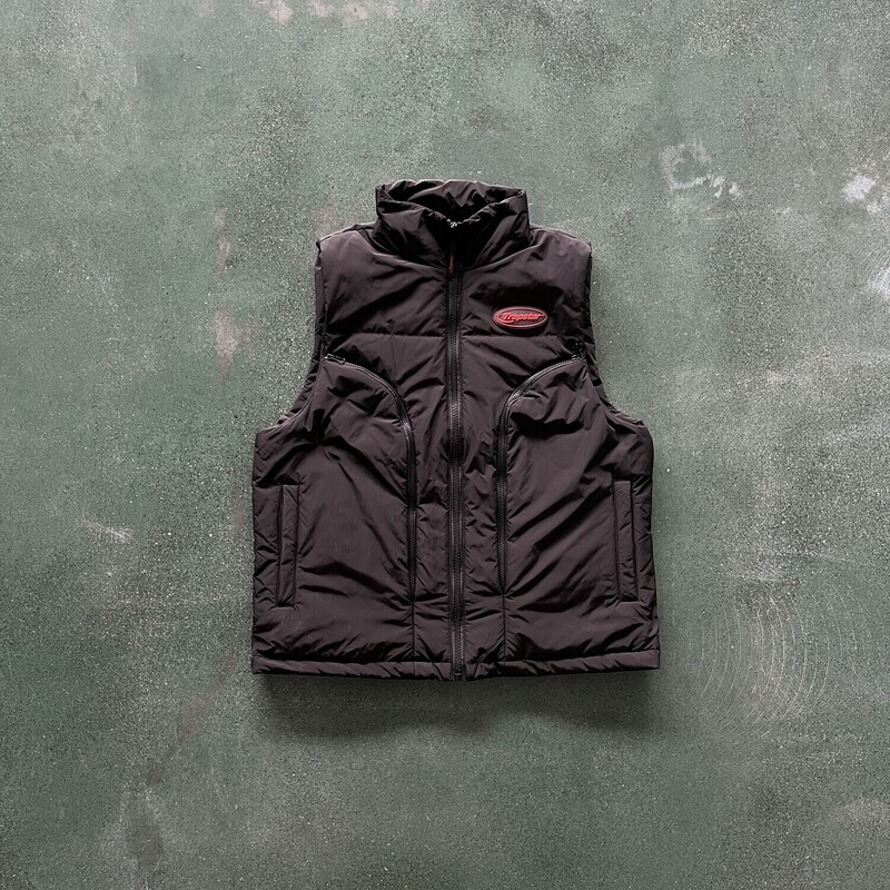 TS London T Badge Gilet NERA/ROSSA