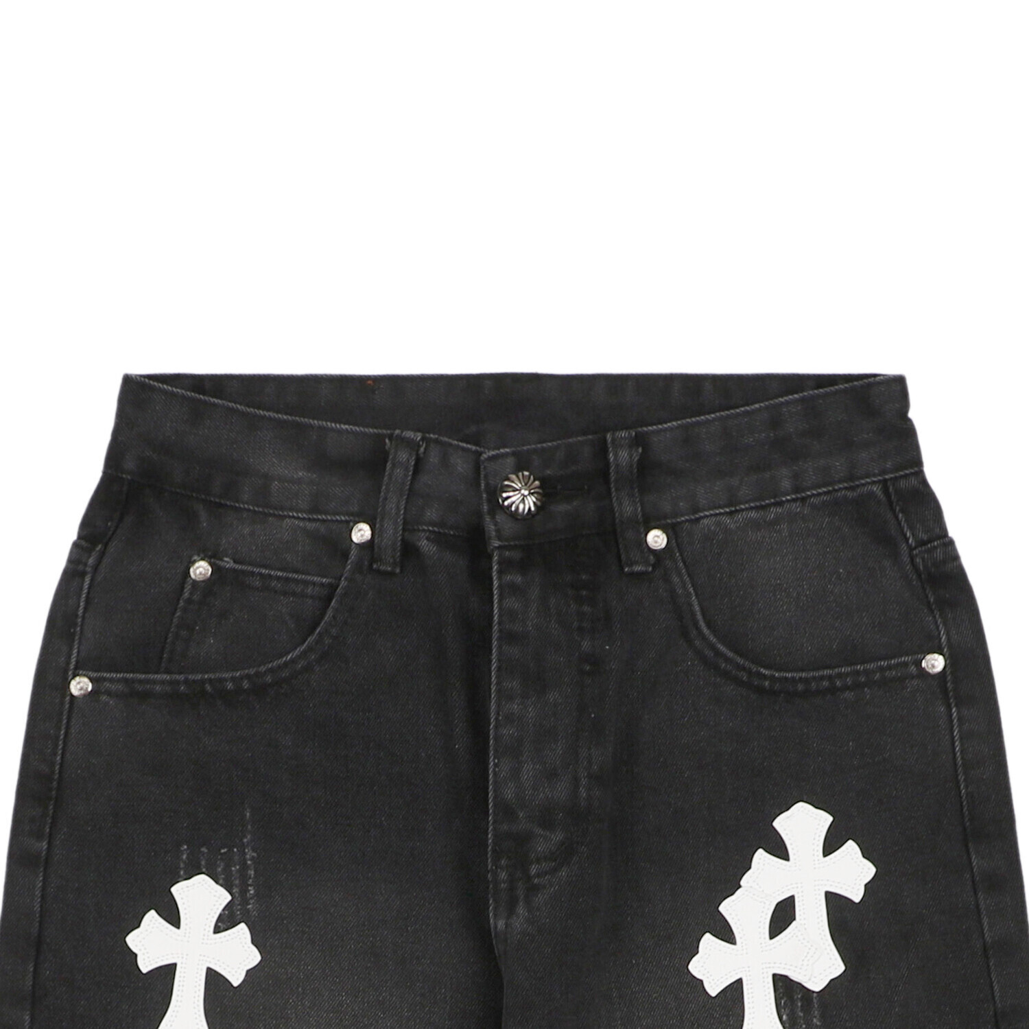 Jeans Shorts Chrome Hearts