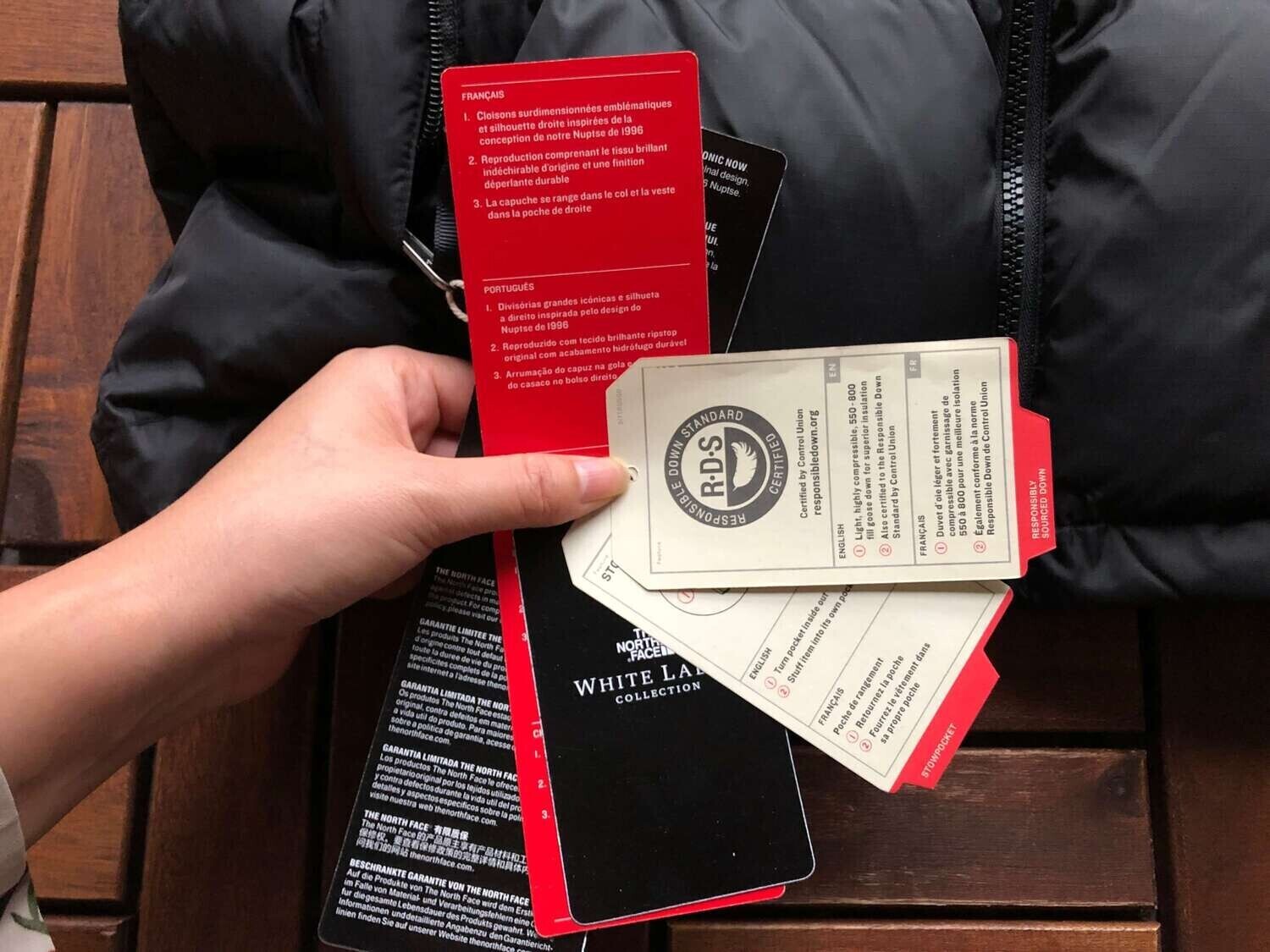 Giacca TNF (PIUME VERE)