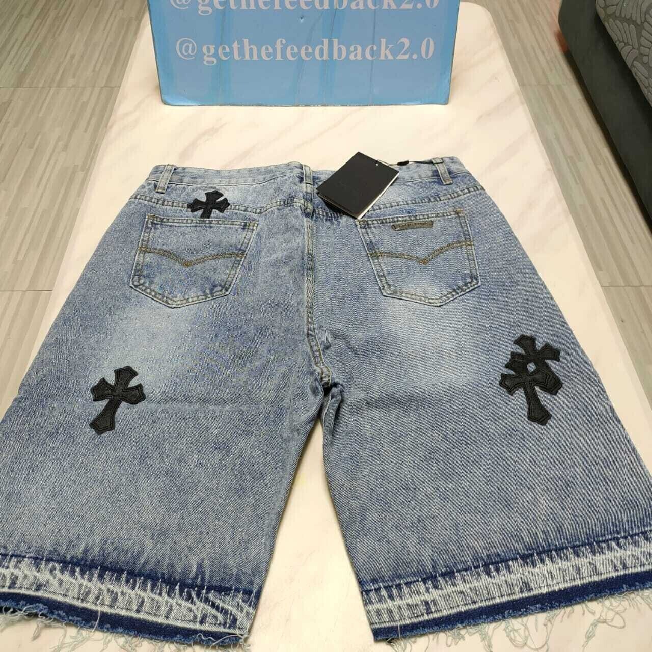 Jeans Shorts Chrome Hearts