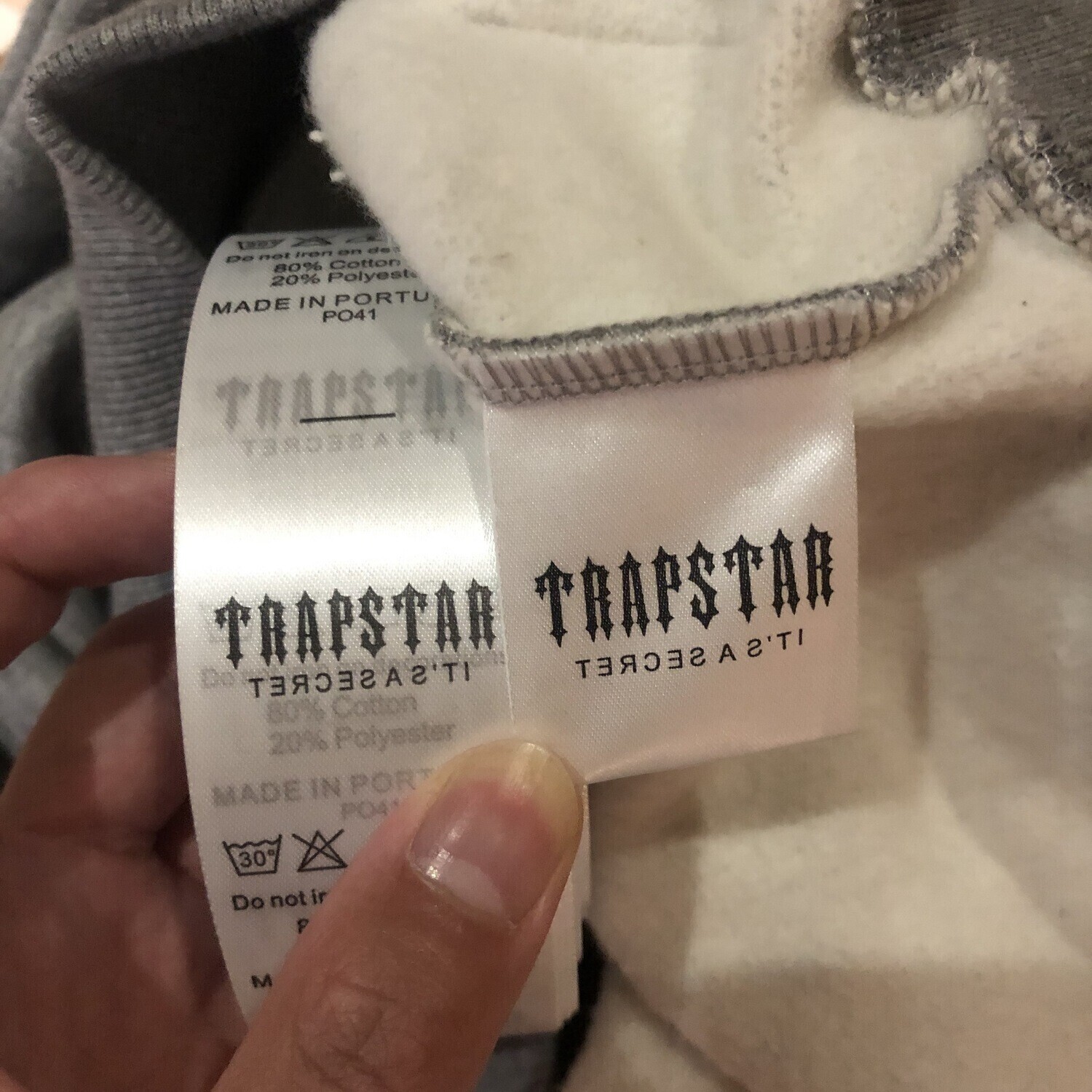 TS London Chenille Decoded Tracksuit - Rivoluzione Grigia