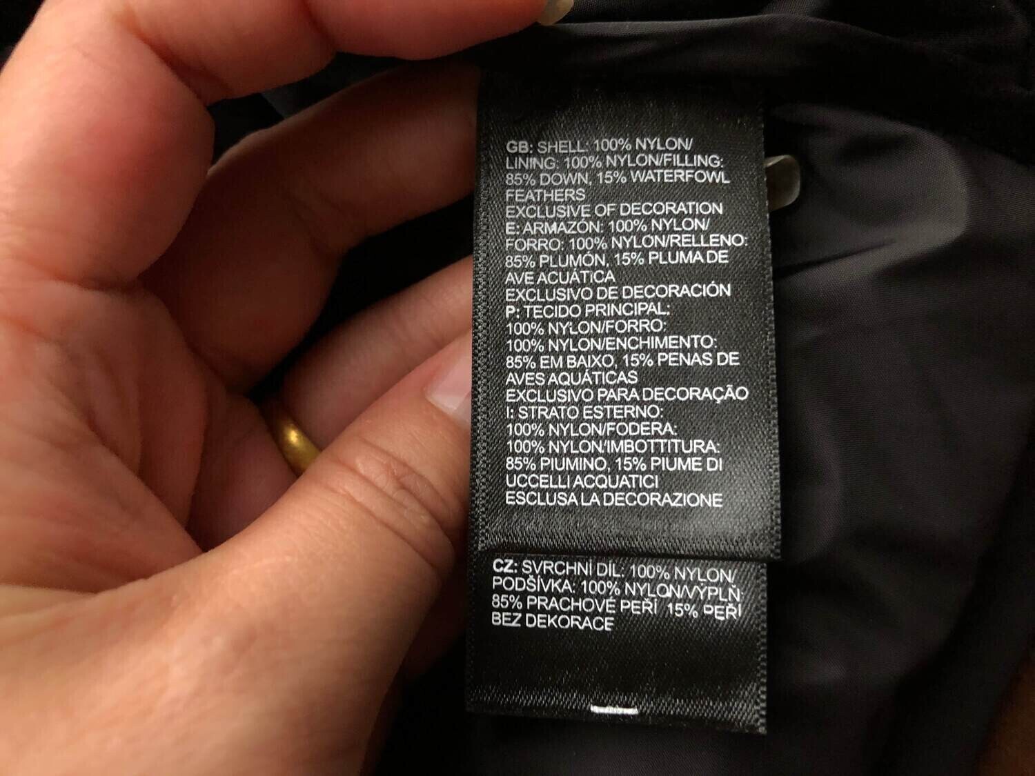 Giacca TNF (PIUME VERE)