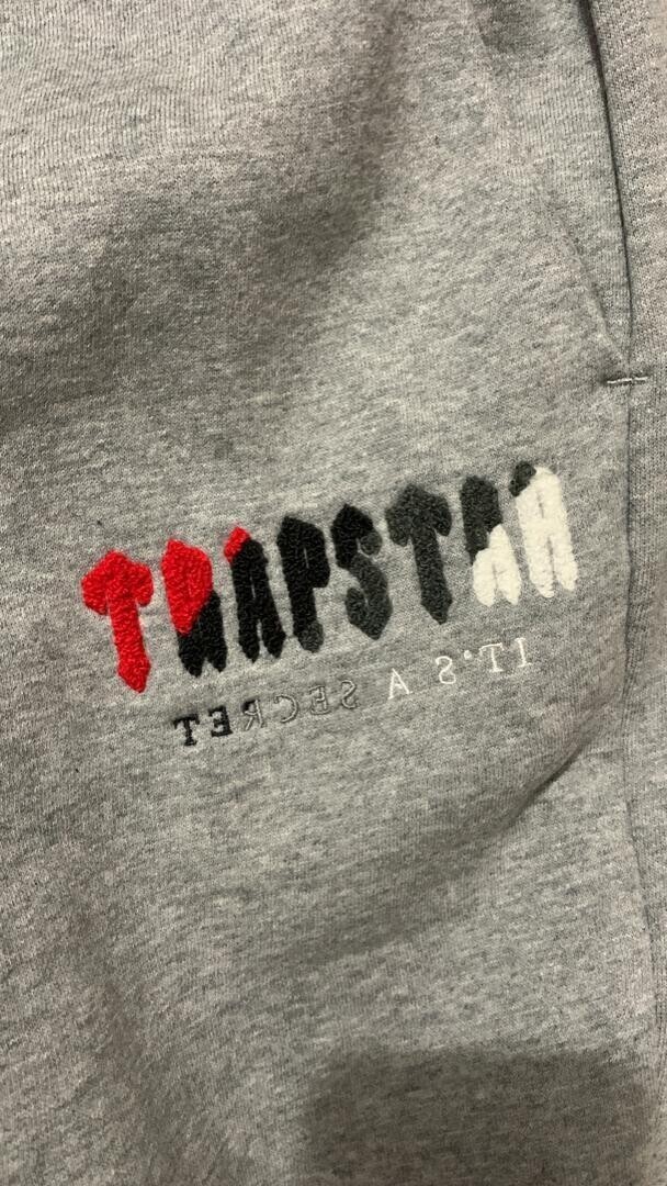 TS London Chenille Decoded Tracksuit - Grigio/Rosso