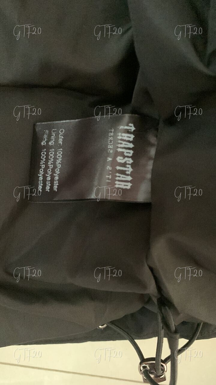 Giubbotto TS Nera Luccicante Irongate con Cappuccio Rimovibile