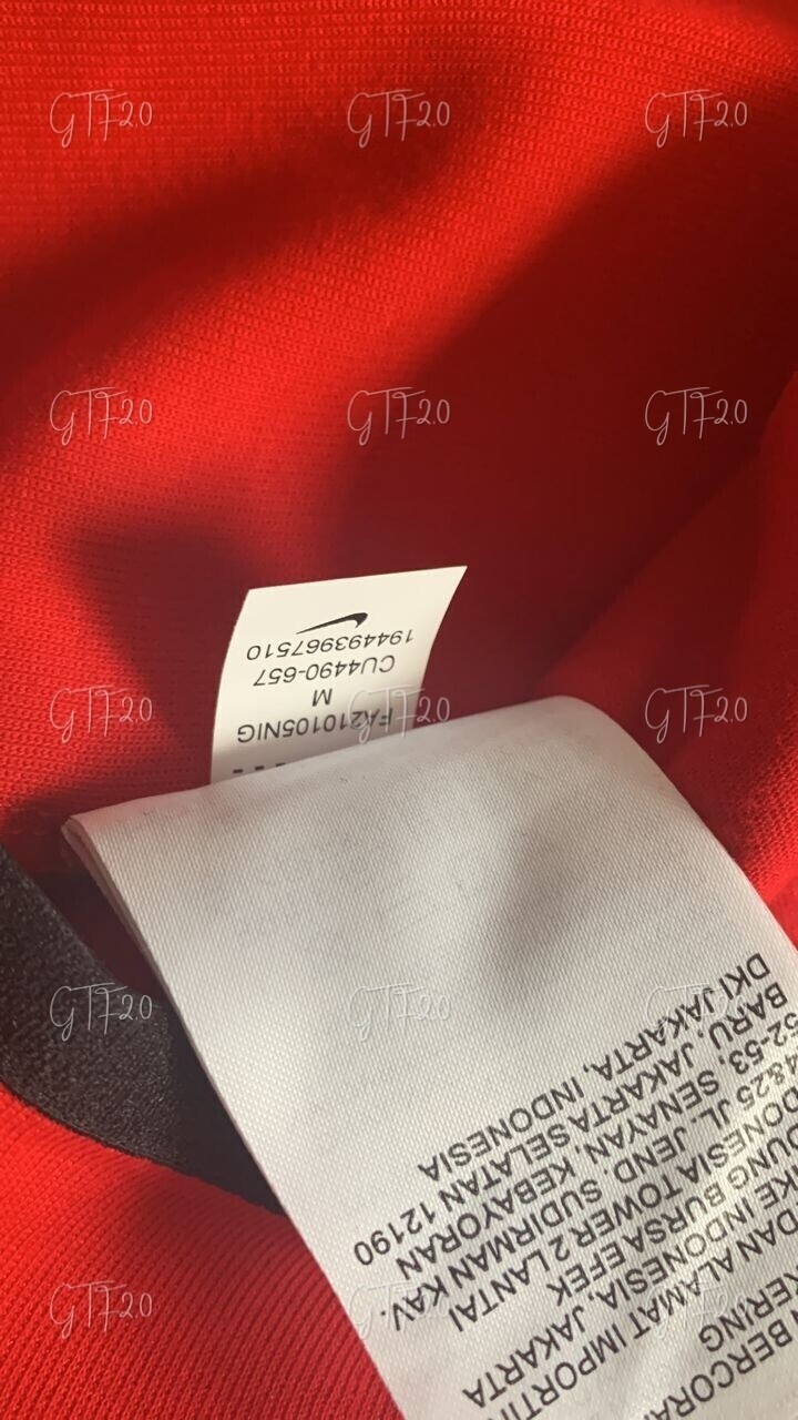 Tracksuitnike tech fleece rosso