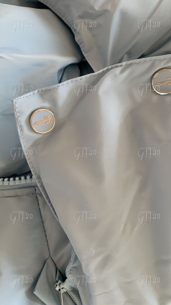 Piumino con cappuccio staccabile TS Irongate da donna Blu Ghiaccio