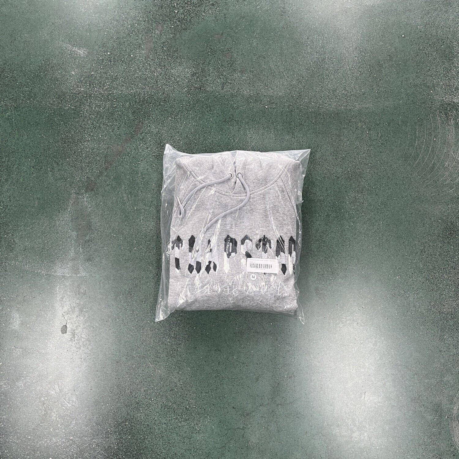 Tracksuit Anniversario TS Chenille Camo Decodata Con Cappuccio - Grigia