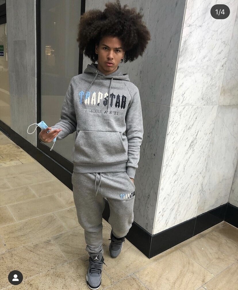 TS London Chenille Decoded Tracksuit - Grigio Ghiaccio