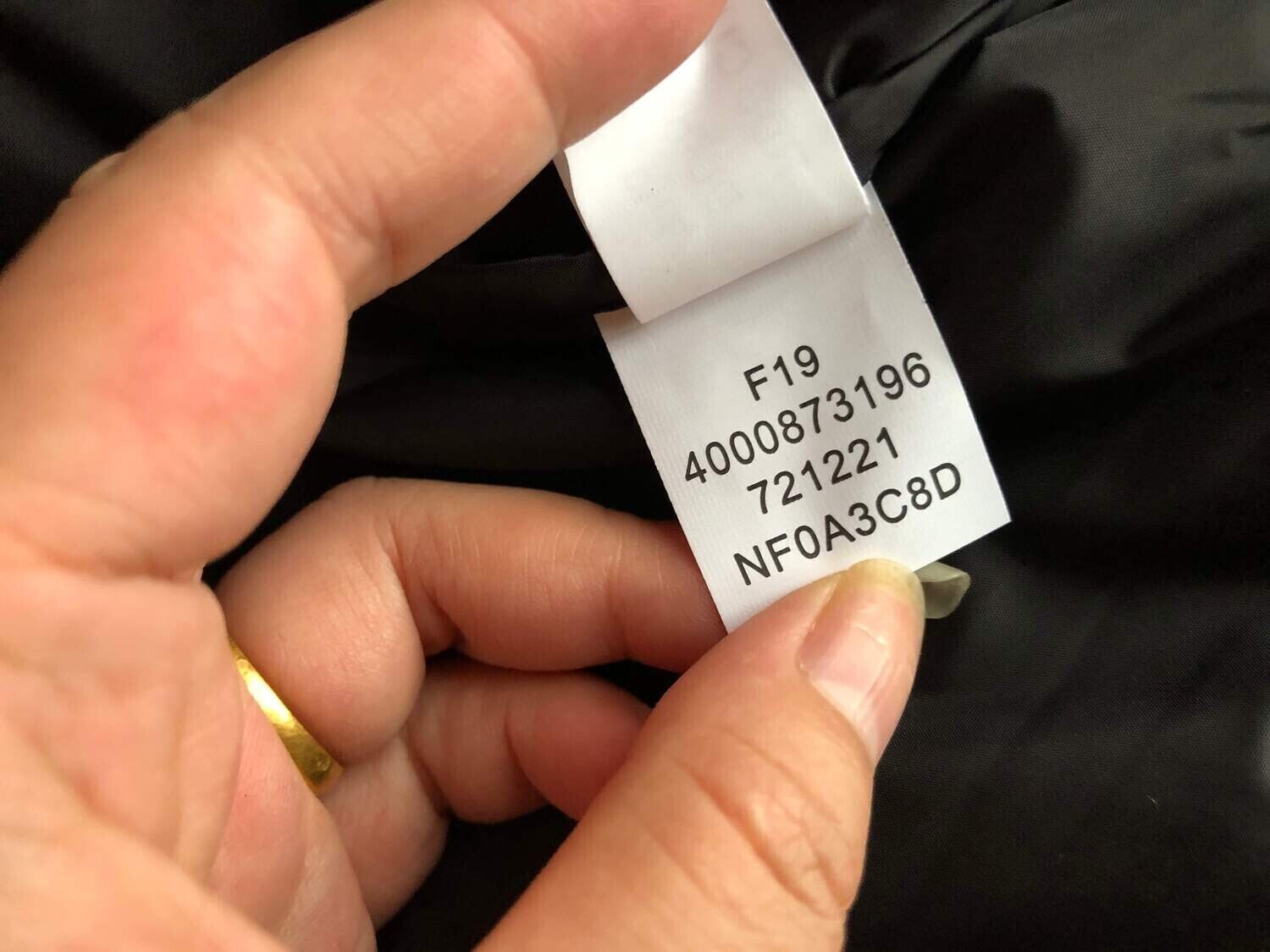 Giacca TNF (PIUME VERE)