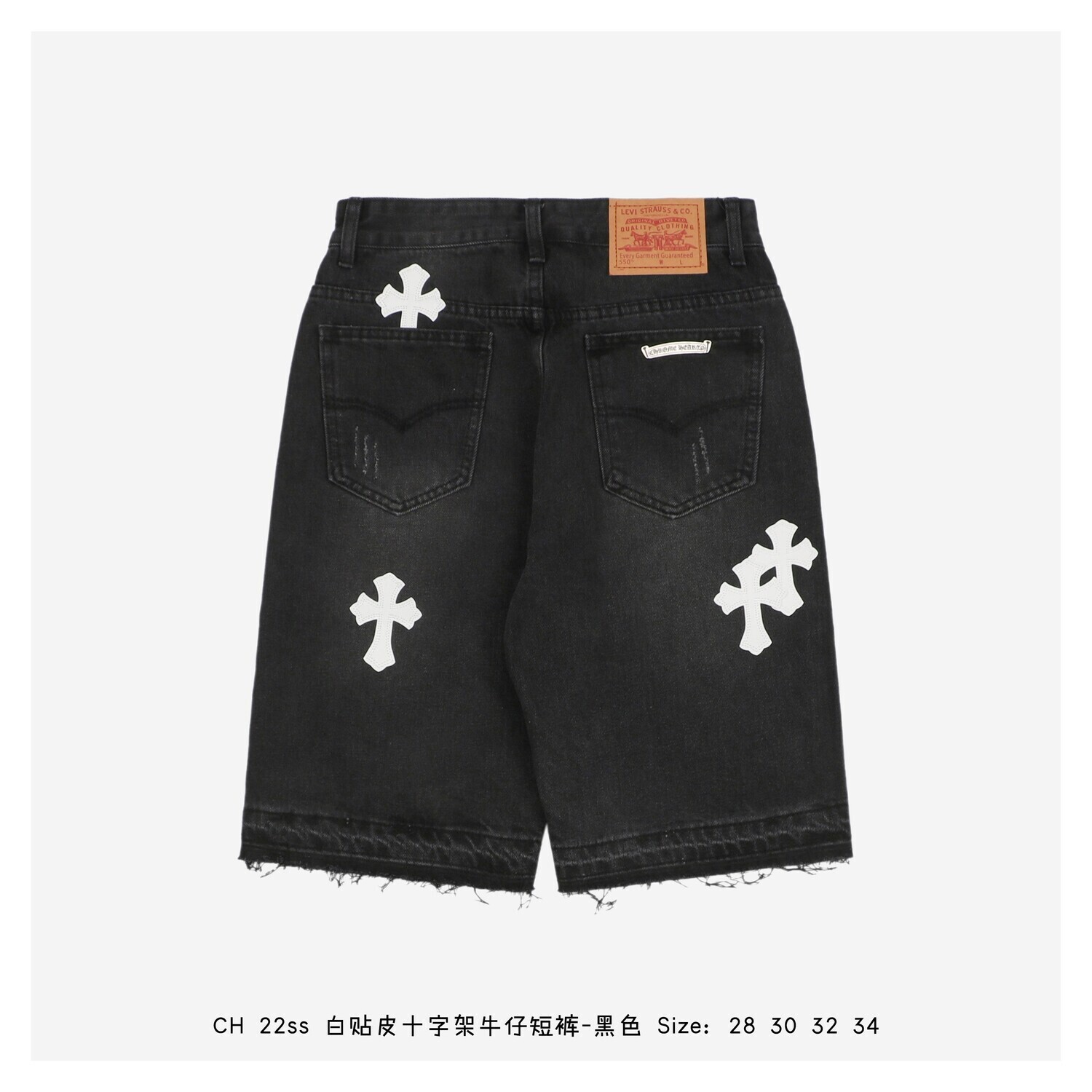 Jeans Shorts Chrome Hearts
