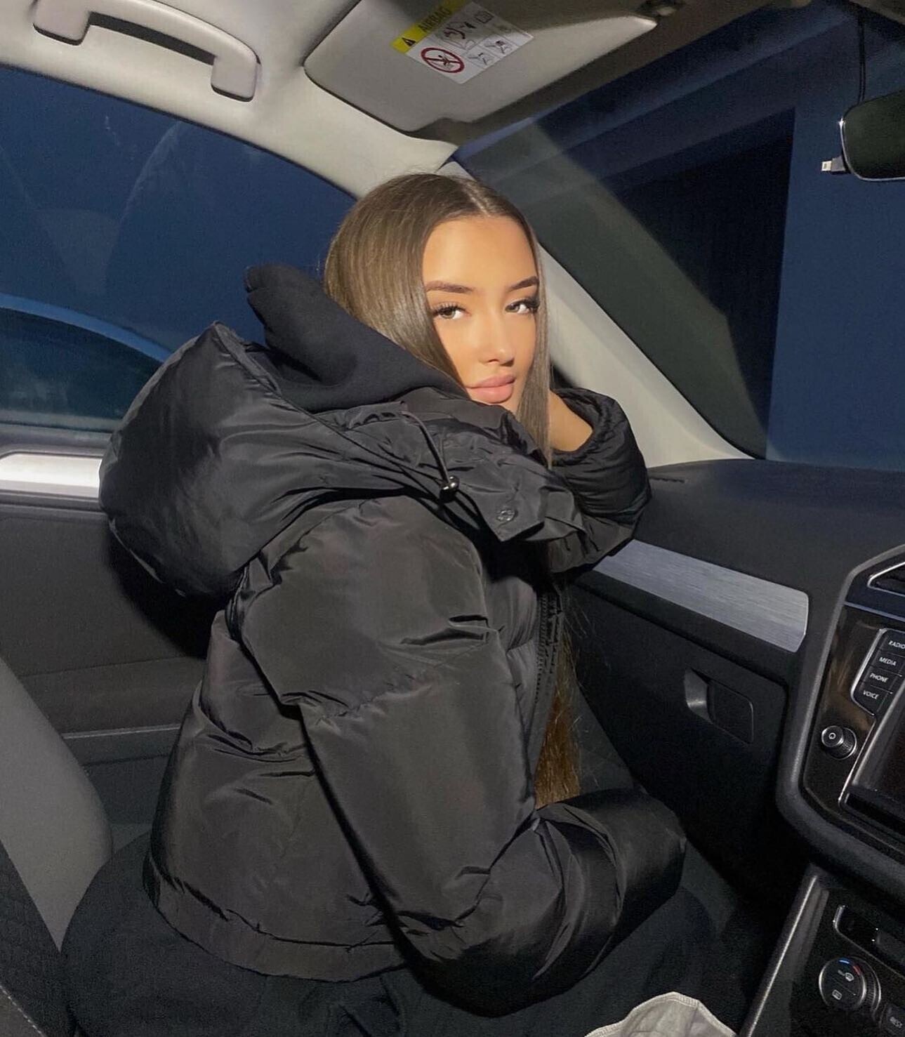 Piumino TS Irongate da donna con cappuccio staccabile - nero