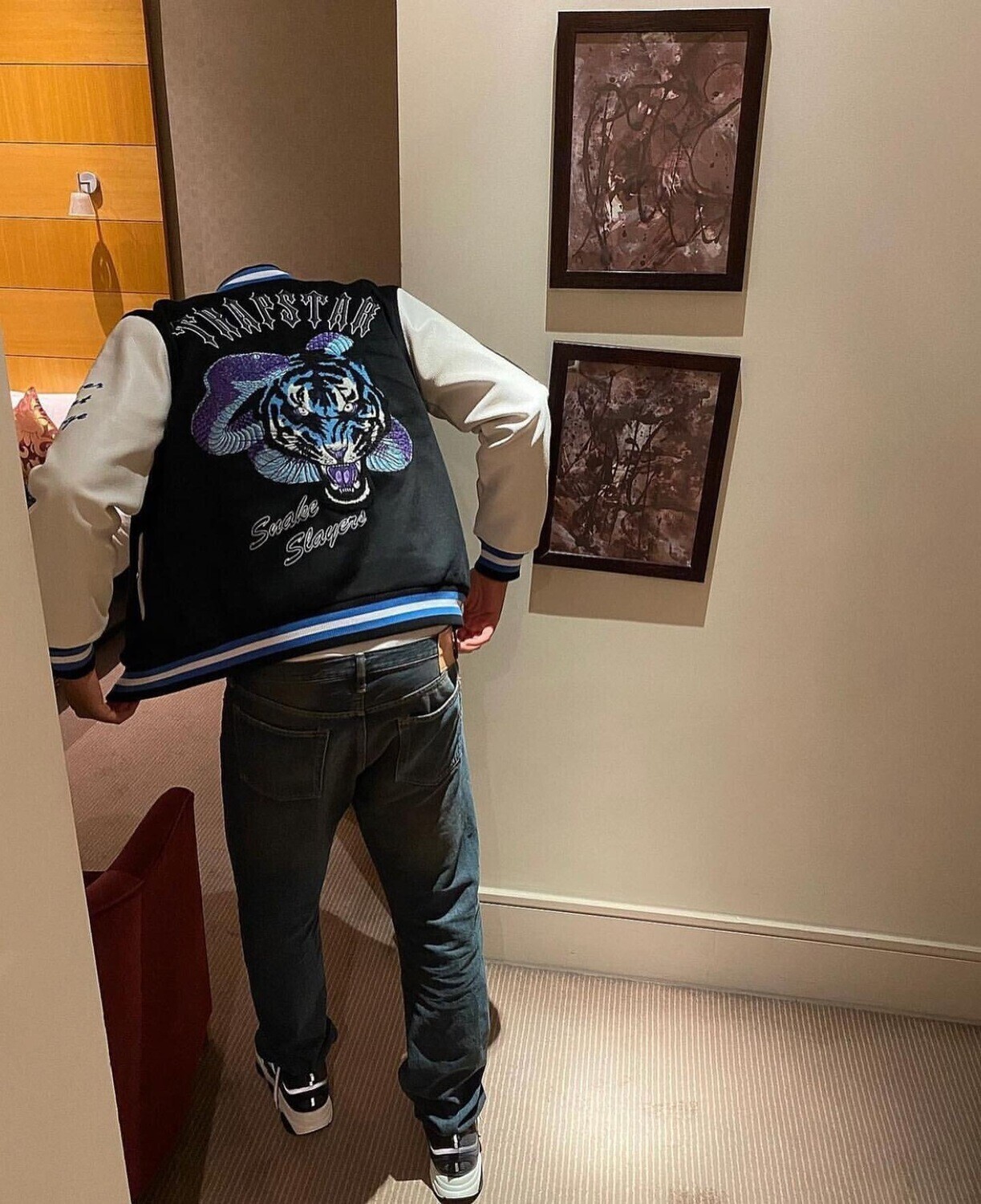 Giacca TS Varsity VERA PELLE BOVINA!