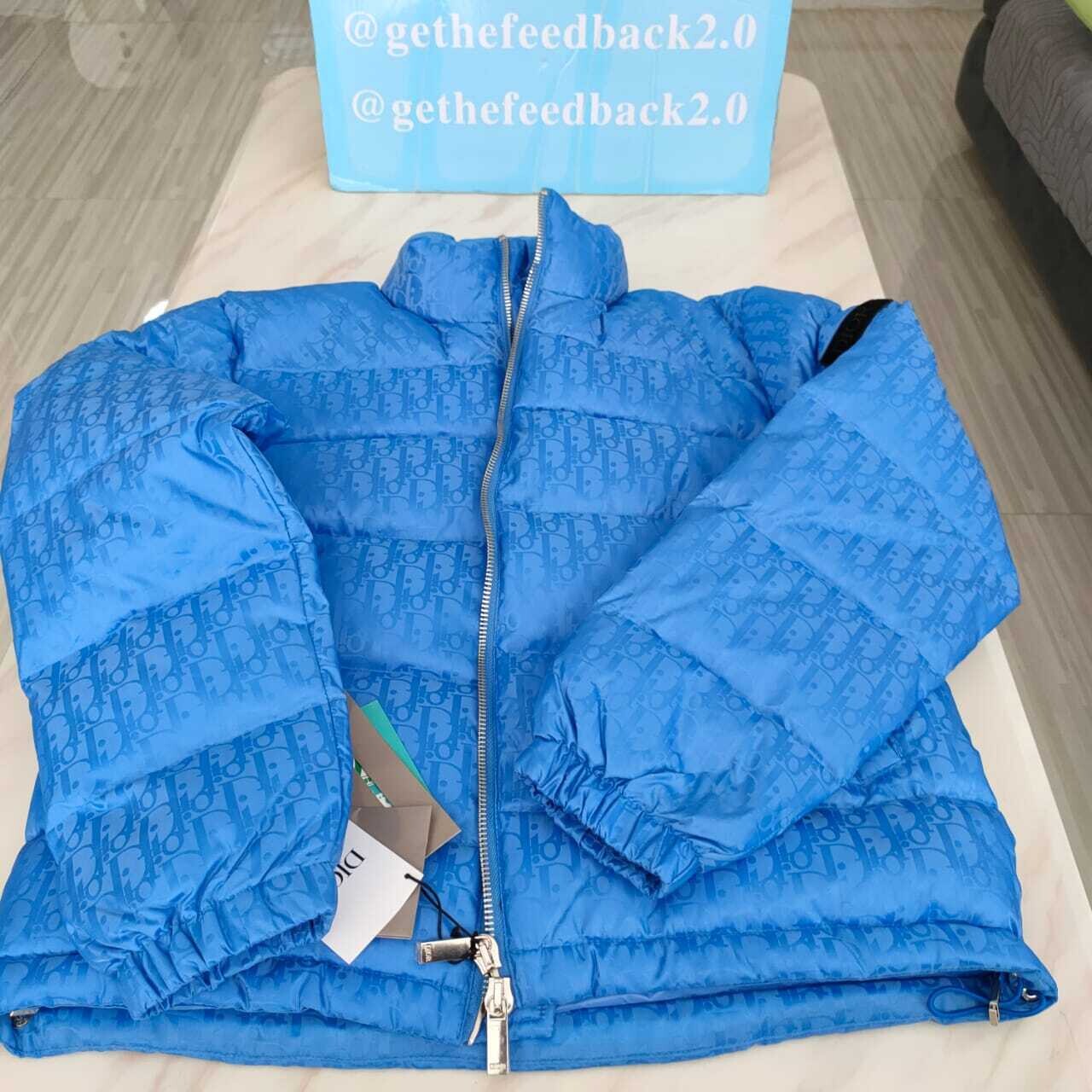 Dior Oblique Down Jacket Technical Jacquard