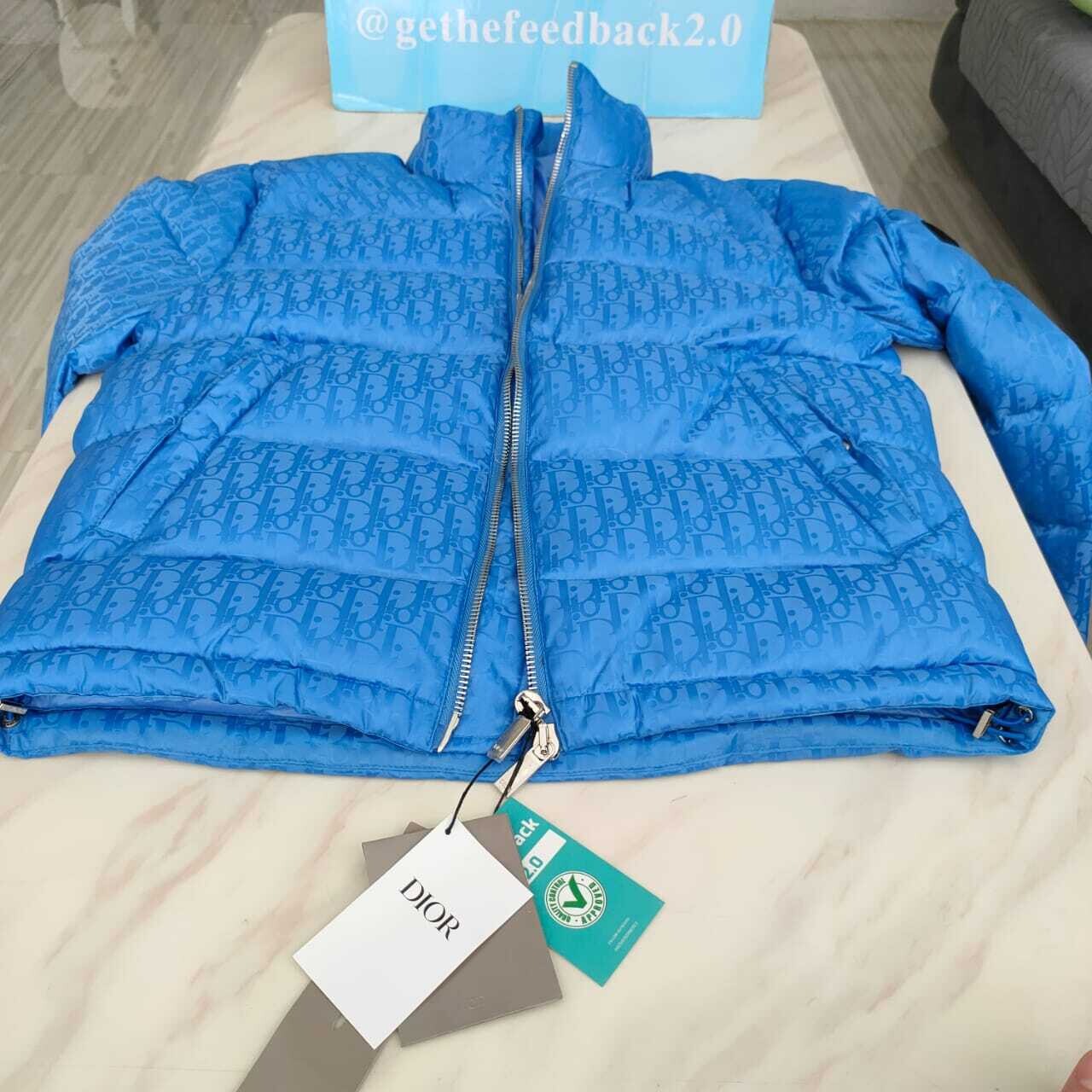 Dior Oblique Down Jacket Technical Jacquard