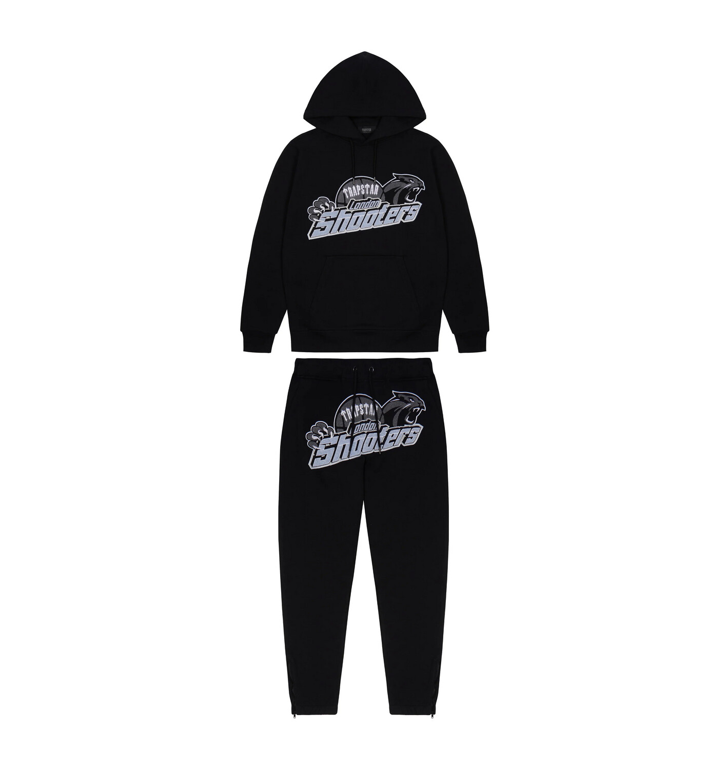【Trapstar London】Shooters セットアップ Tuta Trapstar London Shooters in Nera/Azzuro, Moda Uomo di