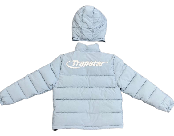 Trapstar Hyperdrive Giacca Azzuro Con Cappuccio Staccabile